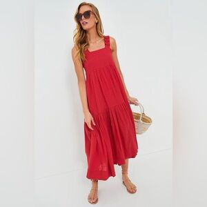 Tuckernuck Mirth Exclusive Grenadine Red Dress - L